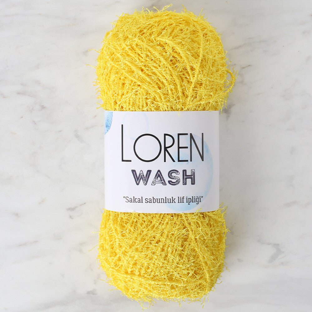 Loren Wash Sarı El Örgü İpi - R002
